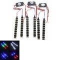 LEDs Turn Signal Motorcycle Tail Brake 2Pcs Strip Light