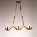 Chandelier 40w Rustic Antique Feature For Candle Style Metal Country Traditional/classic