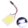 White LED Chips Panel Light 24SMD Car Reading COB Interior Light Dome 5W