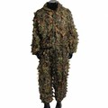 Hunting Suit Hide Woodland Camouflage Clothing Free Leaf Coat Size 3D