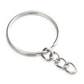 Rings DIY Craft 50pcs Chains Metal Key Split Link Keyring