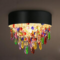 25w Crystal Chandelier Colorful Ceiling Max Flush Mount