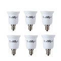 Converter E14 Bulb Lamp Adapter White Silver E27