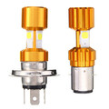 Motorcycle Bike LED COB High Bright H4 Headlight Fog Lamp Hi Lo BA20D