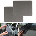 Block 2Pcs Shield Black Screen Static Shade Car Window PVC Sun Visor