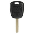 Case Uncut Blade 207 307 Key 2Button Peugeot Remote Fob