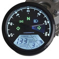 digital Motorcycle LCD Speedometer Tachometer Odometer Cylinders