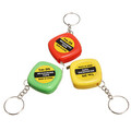 Measure Ruler Easy 3 Colors Keychain Mini Retractable Tape Pull 1M