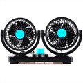 Low Conditioner Car Electric Car Auto Summer 12V Gears Mini 360 Degree Rotating Fan Noise