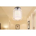 Side Contracted Style White Dome Aisle Pvc Wrought Iron Light Iron