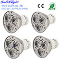 White 3000/6000k Ac110 3w Bulb 240v