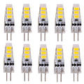 Cool White G4 Light 500-700 Warm White 100 Smd 10 Pcs 3w