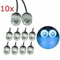 3LED 18MM 5630 10Pcs Motorcycle Eagle Eye Lamp Daytime Running Lights Blue