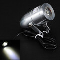 Bullet LED Headlight 12V Motorcycle Chrome