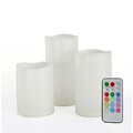 Remote Control Plastic Set Flameless Color Changing Multi-color