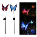 Garden Led Light Butterfly Solar Power Color Fibre