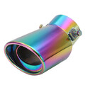60mm Car Chevrolet Curved Ford Toyota Suzuki Exhaust Muffler Pipe Stainless Steel Universal