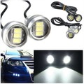 Lamp Daytime Running Light DRL Car LED Eagle Eye Lamp Up Reverse 3 Led 3W Pair