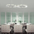 Feature For Crystal Metal Dining Room Chrome Modern/contemporary Living Room 24w Pendant Light