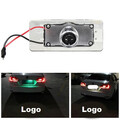 BMW f10 X1 X3 X5 LED Laser License Number Plate Light Shadow Car Logo