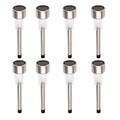 Stainless Light Led 8 Pcs Solar Power Steel Garden Lawn White