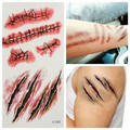 Sticker Halloween Party Temporary Tattoo Waterproof