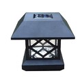 Outdoor Garden Fence Mount Cap Lamp Solar Deck Light