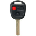 Panic LEXUS Uncut 2 Buttons Entry Key Remote LX470
