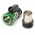 New Fiat Port Green Car Cigarette Lighter Power Socket Auto 12V 10A