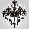 Modern Black Chandelier Crystal Lights