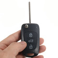 Remote Folding Key Shell Case Uncut Blade 3 Buttons IX35 i30 I35 I20 Hyundai