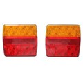 Stop Lamp Truck Trailer 12V Rear Tail 2x LED E-Marked Light Indicator