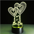 100 Love 3d Led Lights Heart Gifts