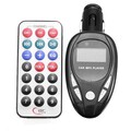 SD Remote Control USB Charger Player FM Transmitter Modulator Car MP3 TF Wireless LCD