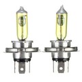 A pair of HID Xenon Light Bulbs Lamps DC12V Yellow H4 3000K