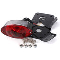 License Plate Tail Motorcycle Black Light Bracket 4 Inch