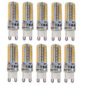 G9 300-350lm 48led Natural White Decorative 10pcs 110v Led Corn Lights