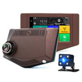 GPS Navigation Junsun Rear View Android Bluetooth 3G inch Car DVR Camera 1080p Dual Lens