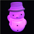 Colorful Led Nightlight Gift Christmas Snowman Creative Color-changing