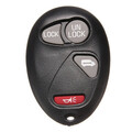 Four Black Universal Entry Key Case Shell Keyless Buttons