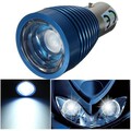 Motorcycle Moped LED BA20D Fog Light DRL 9-30V Headlight Bulb H6