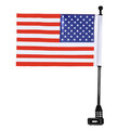 Luggage American Universal Motorcycle Bike Mount For Harley USA Flag