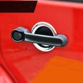 Jeep Wrangler JK 2007-2015 Protection 2Pcs Door Handle Sliver ABS Cup Bowl