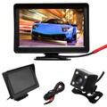 Kit Parking Reverse 4.3 Inch TFT LCD Monitor Wireless Car Back up Camera 4 LED
