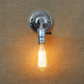 Living Room Aisle American Rural Modern Side Wall Lamp Edison Light Bulb Mini