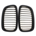 Matte Black Grilles For BMW Wide Front Kidney Series Grill