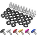 20pcs CNC Aluminum Dress Up Engine Bumper Fender Washer Kit Bolt