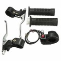 8inch Pocket Dirt Mini Moto Kit Brake Clutch Lever Kill Switch Twist Throttle Hand Grips