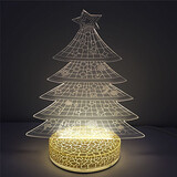100 Hot Holiday Design Selling 2w Illusion Led Night Light 3d