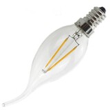 Warm White E14 Ca35 Led Filament Bulbs Decorative Cob 2w